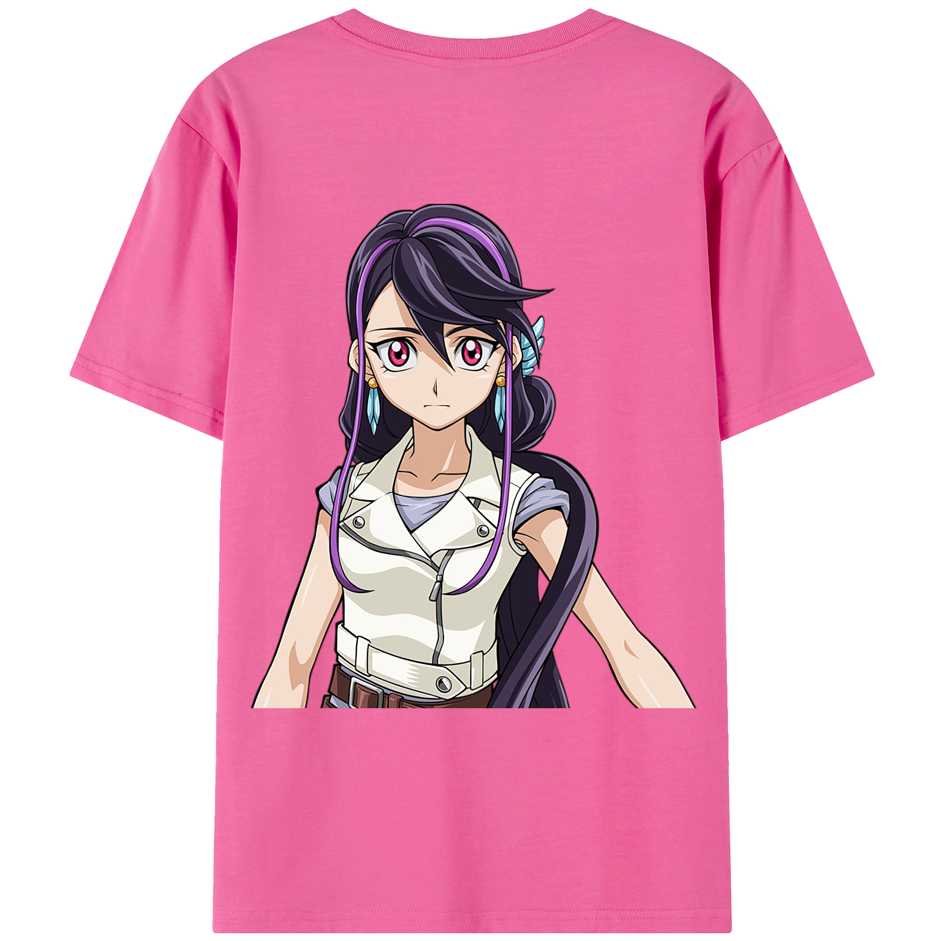 （画像用） 遊☆戯☆王 Yu-Gi-Oh! レディース半袖Tシャツ(バックプリント)